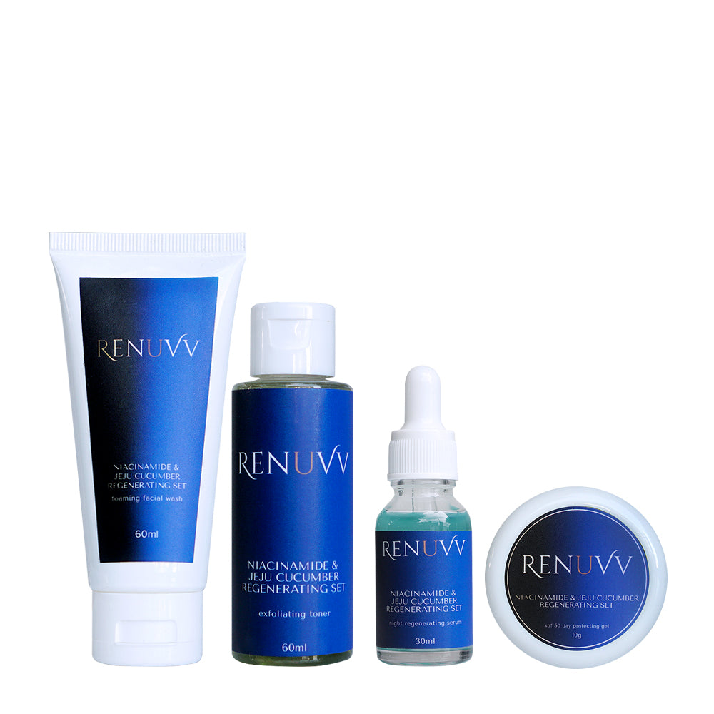 ** PROMO BUNDLE ** Niacinamide & Jeju Cucumber Regenerating Set +3 more